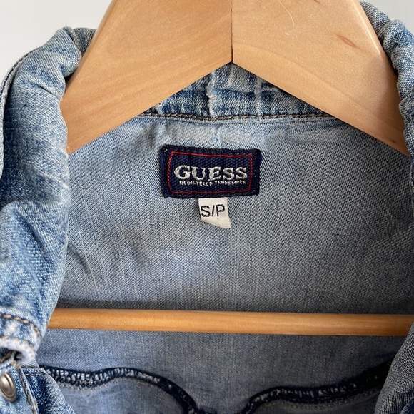 Guess Distressed Denim Jacket - Picture 2 of 6